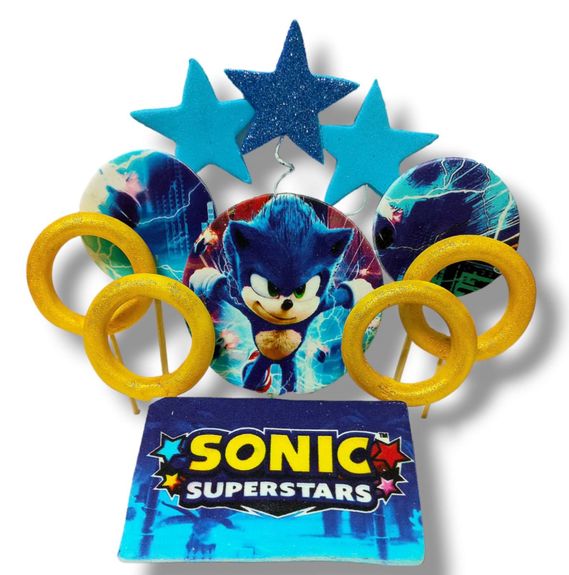 ⋗ Сахарные фигурки Соник ТМ Ириска купить в Украине ➛ CakeShop.com.ua, фото