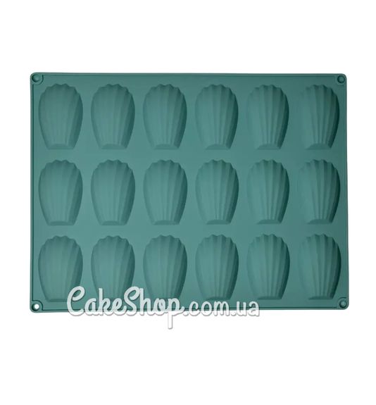 ⋗ Силиконовая форма для печенья Мадлен 18 шт купить в Украине ➛ CakeShop.com.ua, фото