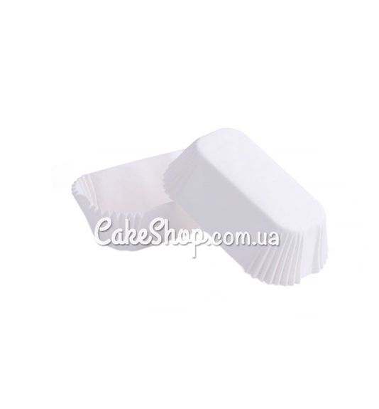 ⋗ Паперові форми для еклерів Р8 Білі, 500 шт купити в Україні ➛ CakeShop.com.ua, фото