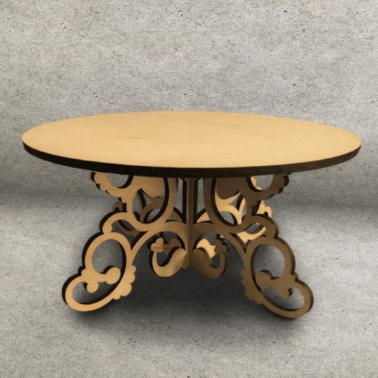 ⋗ Підставка для торта збірна з фанери 20 см купити в Україні ➛ CakeShop.com.ua, фото