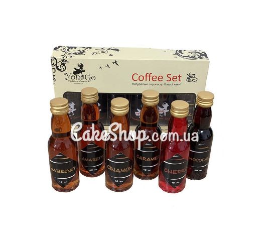 ⋗ Набор сиропов Coffe Set, 6шт купить в Украине ➛ CakeShop.com.ua, фото