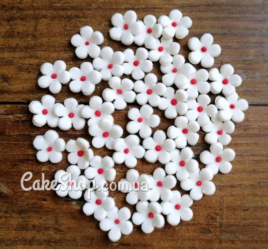 ⋗ Сахарные фигурки Яблоневый цвет белый купить в Украине ➛ CakeShop.com.ua, фото