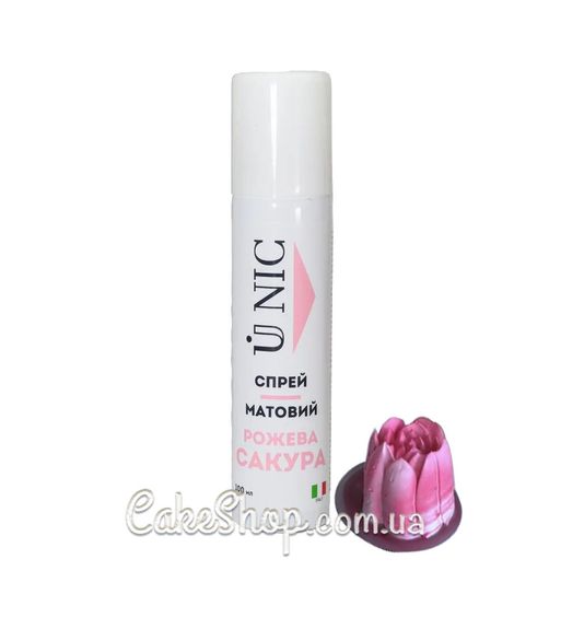 ⋗ Спрей-краситель матовый U NIC Розовая сакура, 100 мл купить в Украине ➛ CakeShop.com.ua, фото