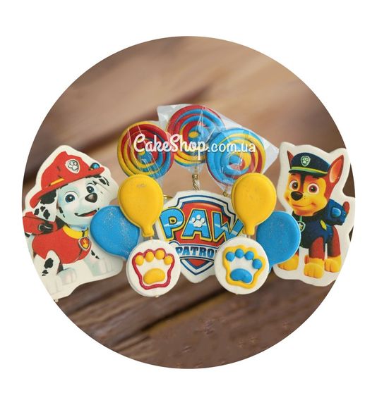 ⋗ Сахарные фигурки Щенячий патруль премиум (парні) ТМ Ириска купить в Украине ➛ CakeShop.com.ua, фото