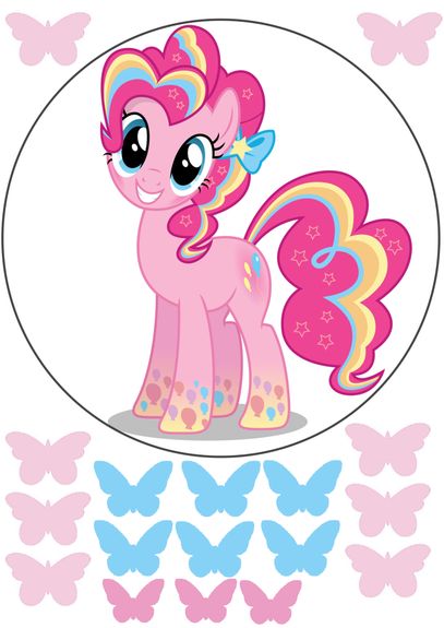 ⋗ Вафельна картинка Мій маленький поні 2 купити в Україні ➛ CakeShop.com.ua, фото