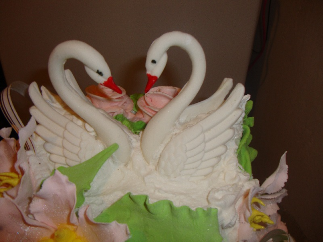 ⋗ Силиконовый молд 3Д Свадебные лебеди купить в Украине ➛ CakeShop.com.ua, фото