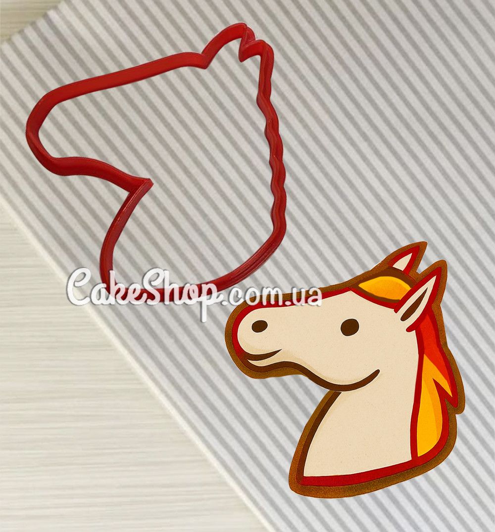 ⋗ Вирубка пластикова Кінь купити в Україні ➛ CakeShop.com.ua, фото