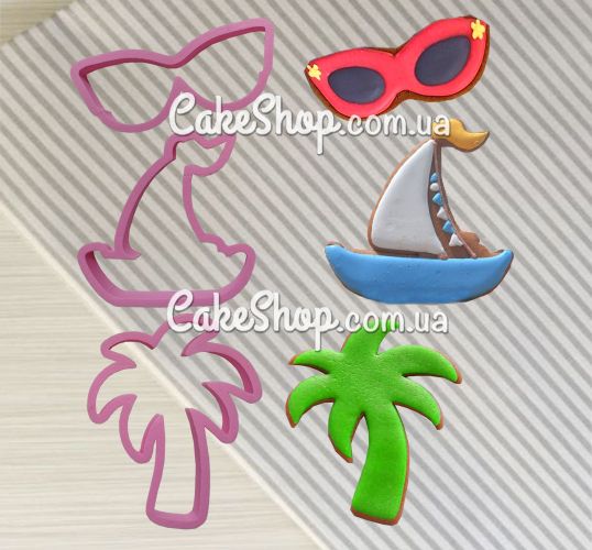⋗ Набор вырубок для пряников Отдых купить в Украине ➛ CakeShop.com.ua, фото