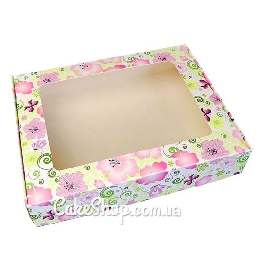 ⋗ Коробка для пряников 192х148х40 мм, Цветы купить в Украине ➛ CakeShop.com.ua, фото