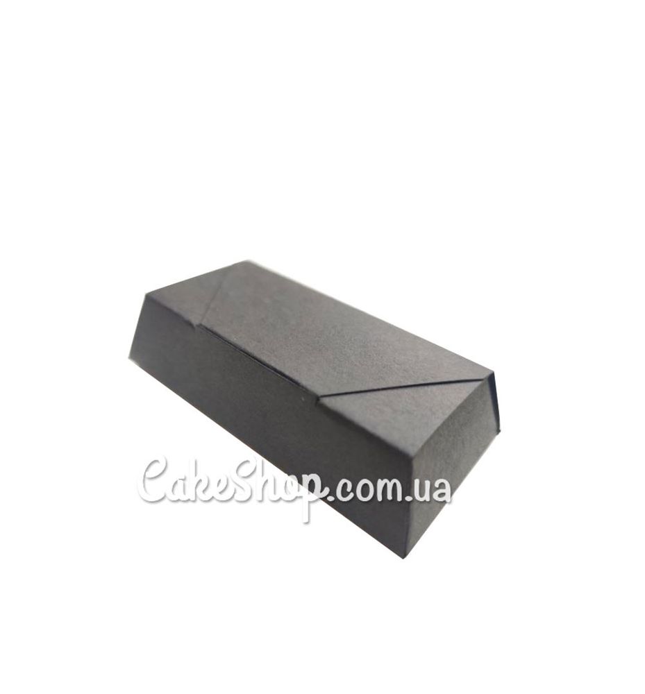 Коробка для конфет Черная матовая, 7,5х3,5х1,8 см - фото