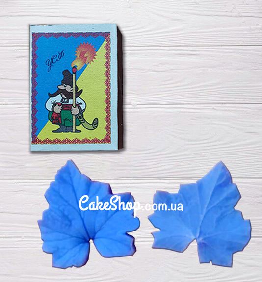 ⋗ Силіконовий вайнер Лист агрусу купити в Україні ➛ CakeShop.com.ua, фото