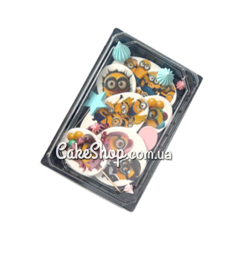⋗ Цукрові фігурки Міньйон Манія топ ТМ Сладо купити в Україні ➛ CakeShop.com.ua, фото