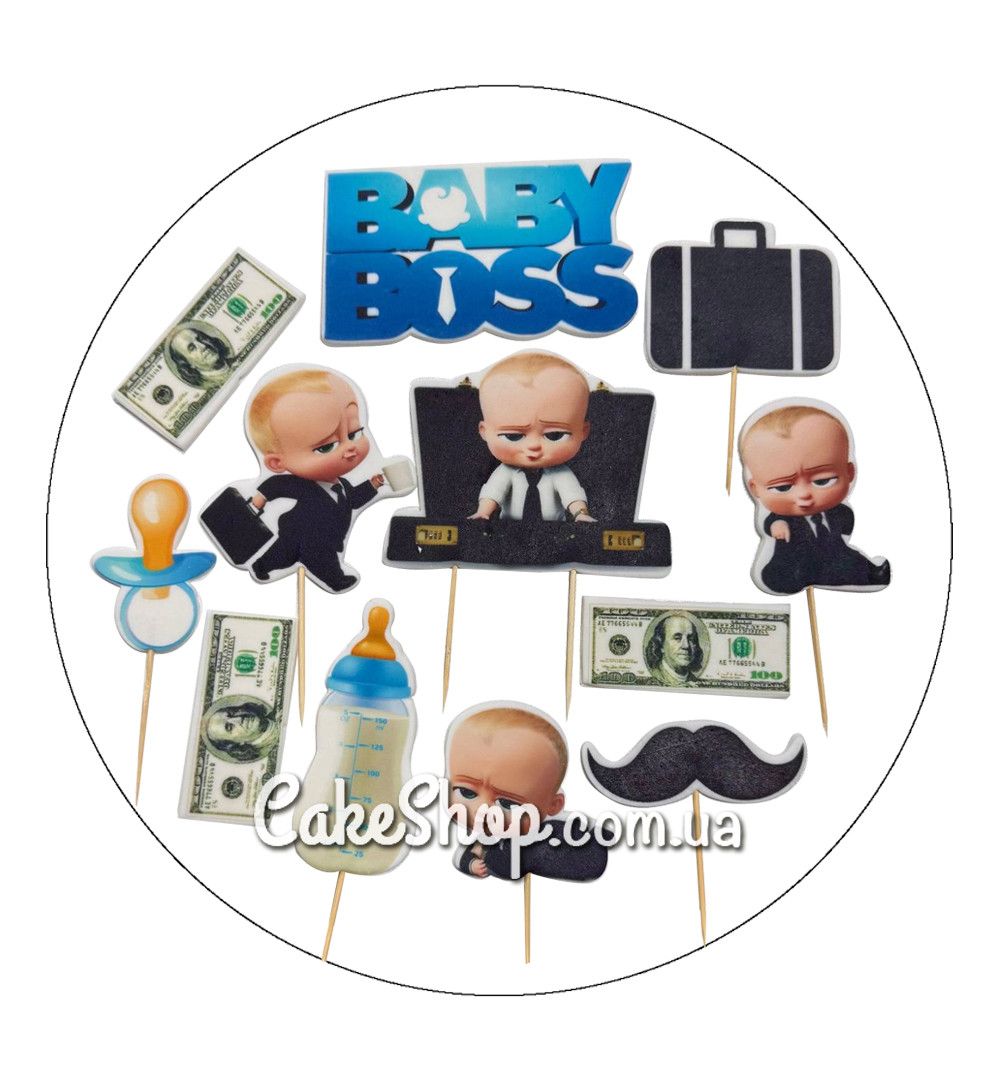 ⋗ Сахарные фигурки топеры MAXI Беби Босс ТМ ДомК купить в Украине ➛ CakeShop.com.ua, фото