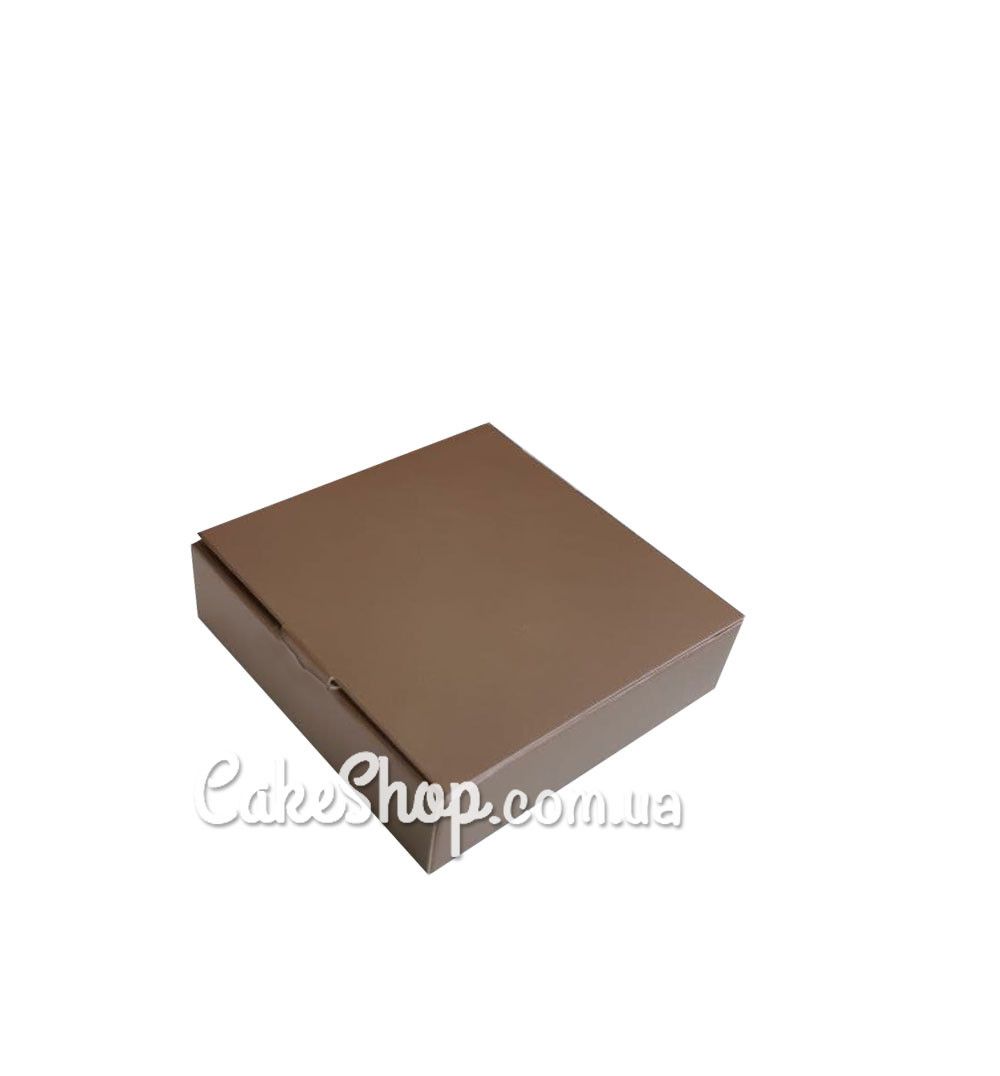 ⋗ Коробка на 4 цукерки Металік, 11х11х3 см купити в Україні ➛ CakeShop.com.ua, фото