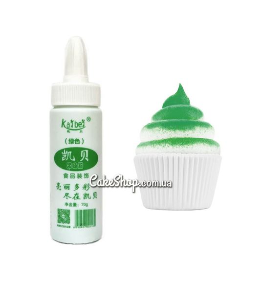 ⋗ Барвник харчовий з розпилювачем Зелений #121 (чай), 70 г купити в Україні ➛ CakeShop.com.ua, фото