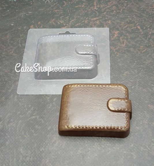 ⋗ Пластиковая форма для шоколада Портмоне купить в Украине ➛ CakeShop.com.ua, фото