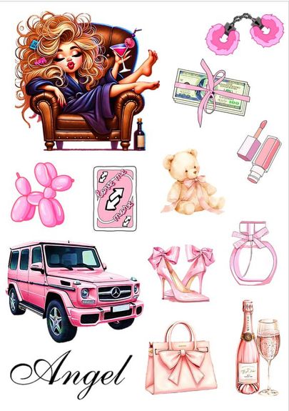 ⋗ Сахарные фигурки топеры MAXI Мерседес Гелендваген (Кубик, Гелик) розовый ТМ ДомК  купить в Украине ➛ CakeShop.com.ua, фото