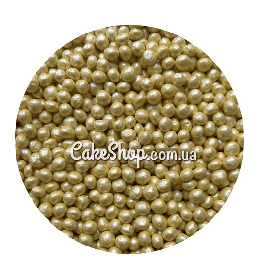 ⋗ Посипка рисова Dobryk Жовта 5 мм, 50 г купити в Україні ➛ CakeShop.com.ua, фото
