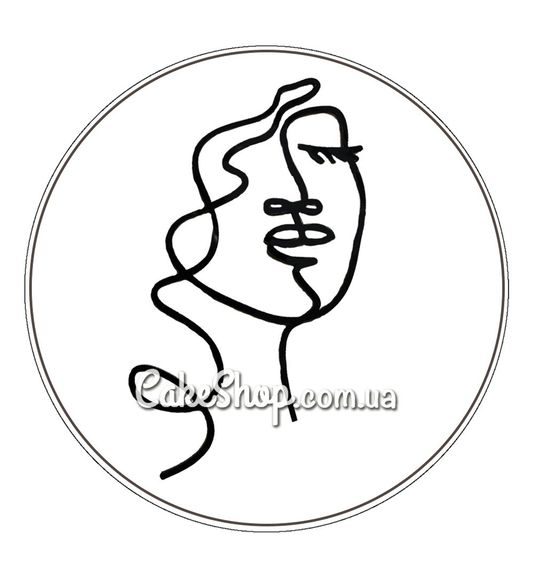 ⋗ Акриловий топпер Lion бічний Силует чорний купити в Україні ➛ CakeShop.com.ua, фото