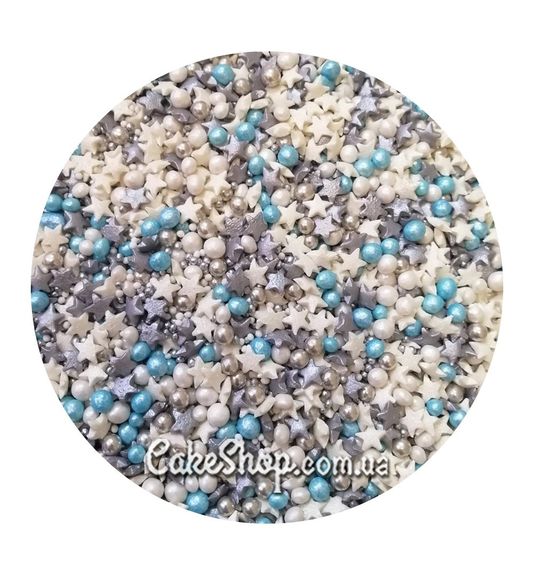 ⋗ Посипка цукрова ТМ Сладо Зоряна галактика, 50г купити в Україні ➛ CakeShop.com.ua, фото