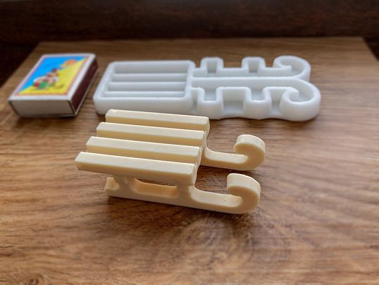 ⋗ Силиконовый молд Санки купить в Украине ➛ CakeShop.com.ua, фото