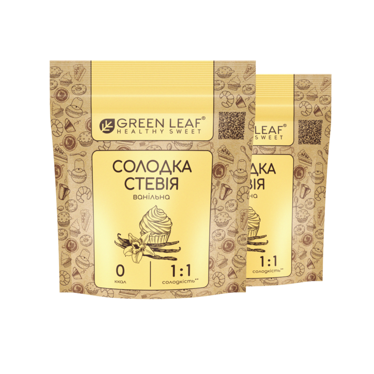 ⋗ Сладкая Стевия ванильная Green Leaf (1:1) 100г купить в Украине ➛ CakeShop.com.ua, фото