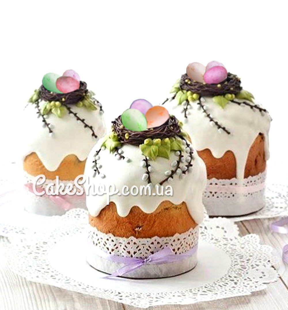 ⋗ Декор из белого шоколада с миндалем  Перепелиные яйца купить в Украине ➛ CakeShop.com.ua, фото
