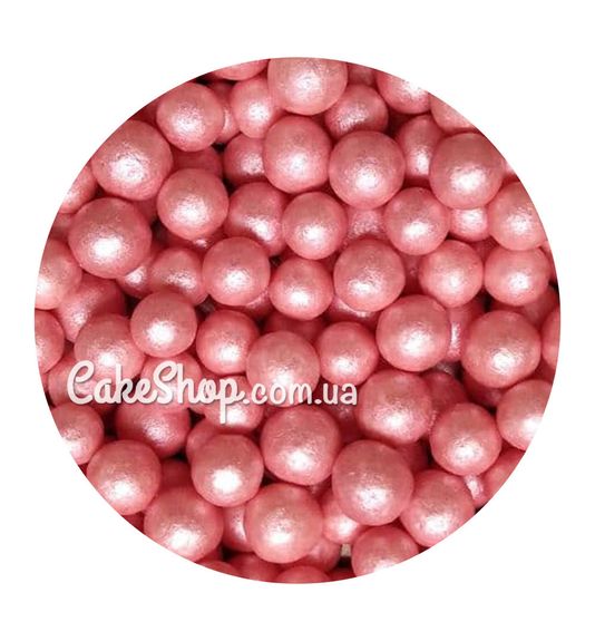 ⋗ Перлини цукрові Корал перламутровий 10 мм, 50 г купити в Україні ➛ CakeShop.com.ua, фото