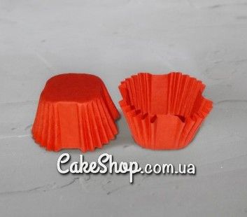 ⋗ Паперові форми для цукерок і десертів 3х3 см, червоні 50 шт купити в Україні ➛ CakeShop.com.ua, фото