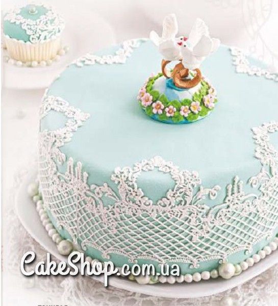 ⋗ Кружево из айсинга №495 Белое купить в Украине ➛ CakeShop.com.ua, фото