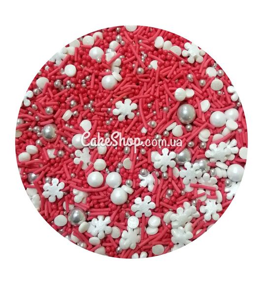 ⋗ Посипка цукрова SD Червоний велюр, 50г купити в Україні ➛ CakeShop.com.ua, фото