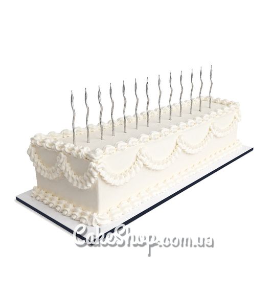 ⋗ Підложка для торта з ДВП Біла 30х60 см, h-10 мм купити в Україні ➛ CakeShop.com.ua, фото