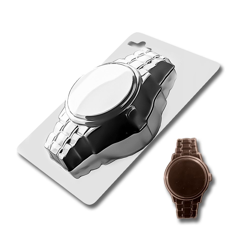 ⋗ Пластиковая форма для шоколада Часы наручные купить в Украине ➛ CakeShop.com.ua, фото