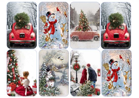 ⋗ Вафельна картинка З Новим Роком 30 купити в Україні ➛ CakeShop.com.ua, фото