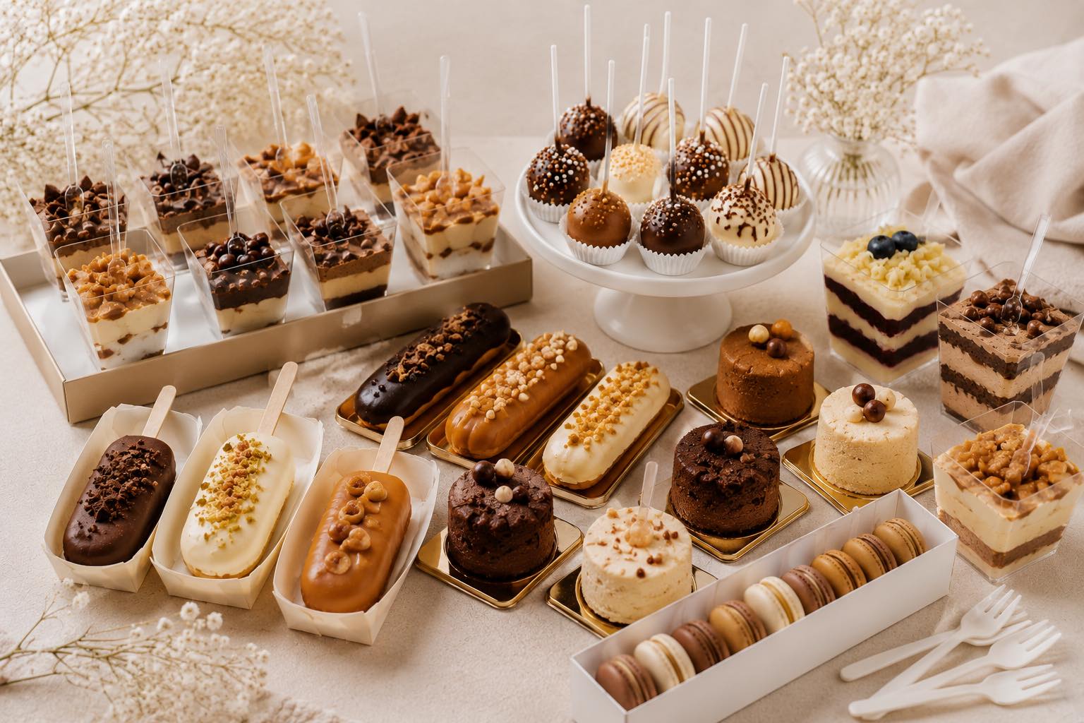 Кейтеринг із CakeShop: усе для красивої та зручної подачі десертів